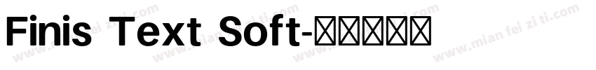 Finis Text Soft字体转换